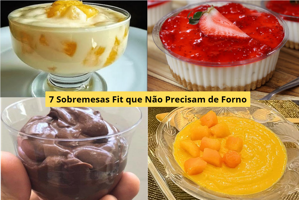 7 Sobremesas Fit que Não Precisam de Forno