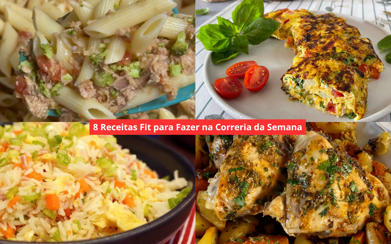 8 Receitas Fit para Fazer na Correria da Semana