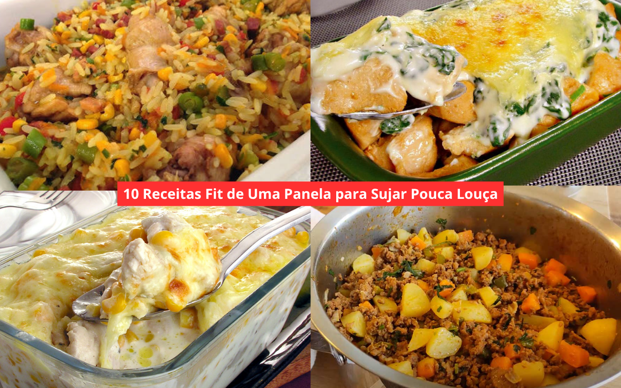 10 Receitas Fit de Uma Panela para Sujar Pouca Louça