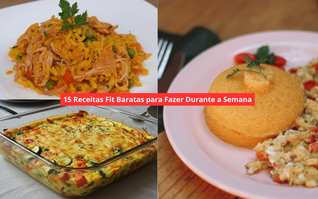 15 Receitas Fit Baratas para Fazer Durante a Semana