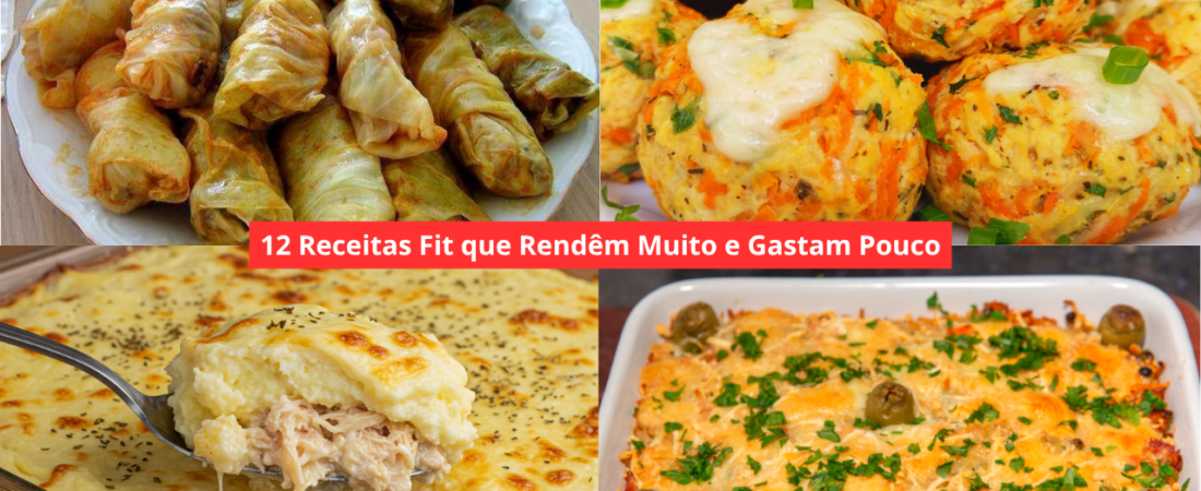 12 Receitas Fit que Rendem Muito e Gastam Pouco