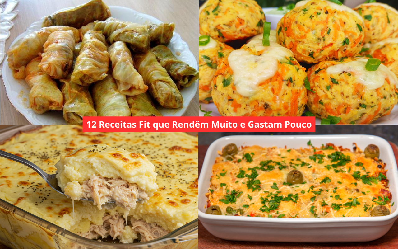 12 Receitas Fit que Rendem Muito e Gastam Pouco