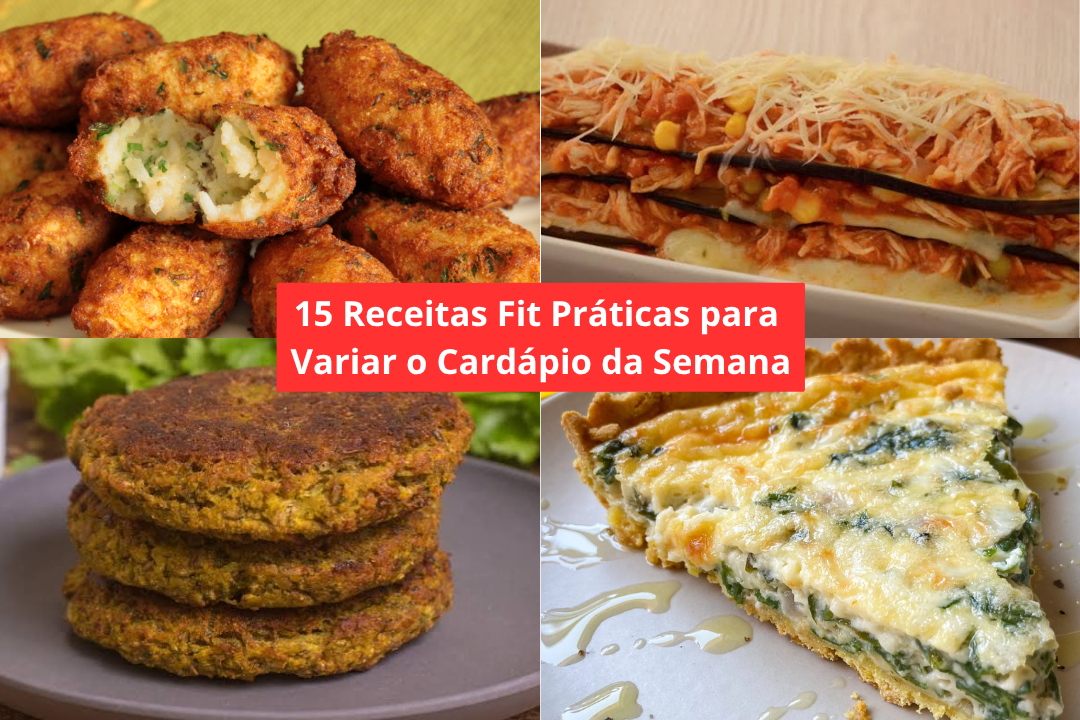 15 Receitas Fit Práticas para Variar o Cardápio da Semana