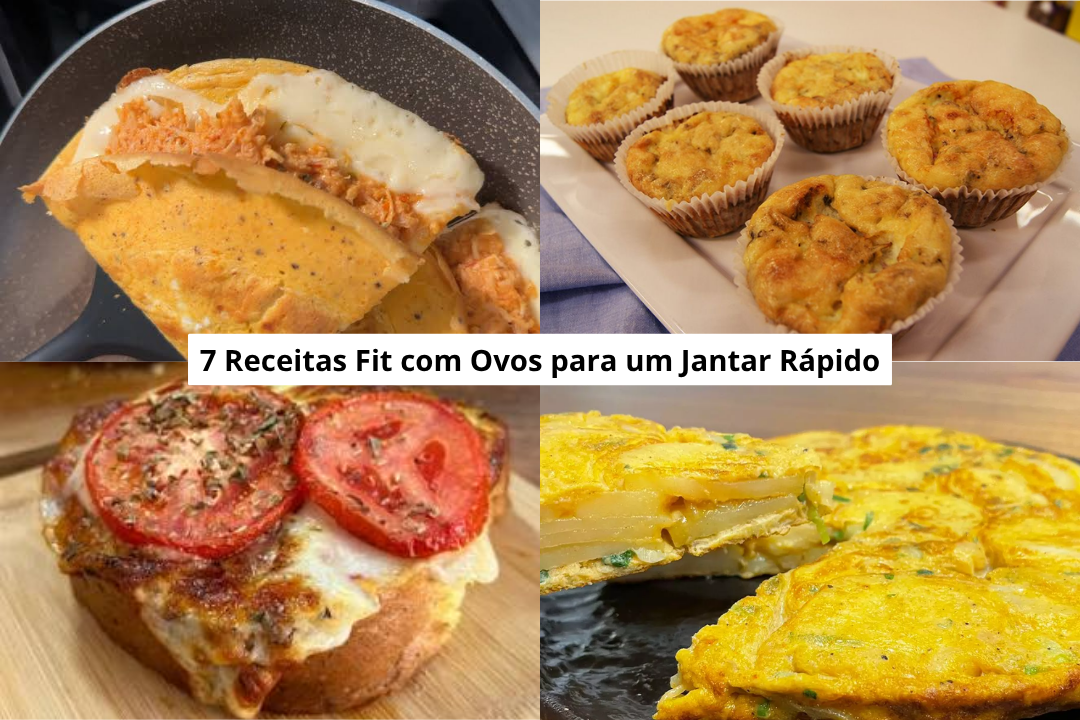 7 Receitas Fit com Ovos para um Jantar Rápido