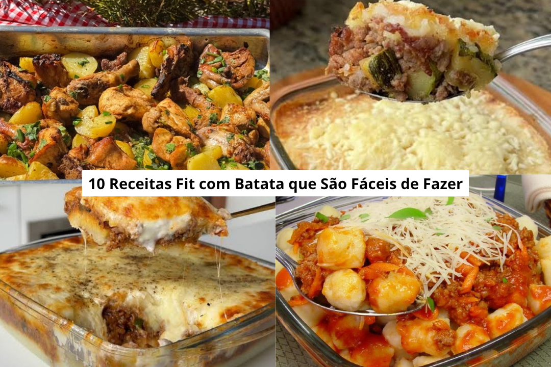 10 Receitas Fit com Batata que São Fáceis de Fazer