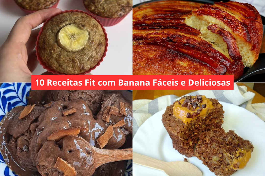 10 Receitas Fit com Banana Fáceis e Deliciosas