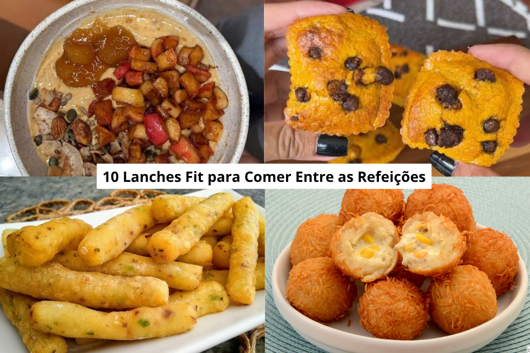 10 Lanches Fit para Comer Entre as Refeições