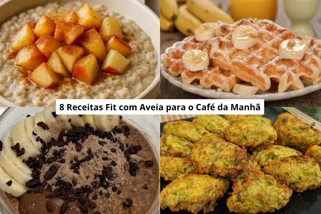 8 Receitas Fit com Aveia para o Café da Manhã