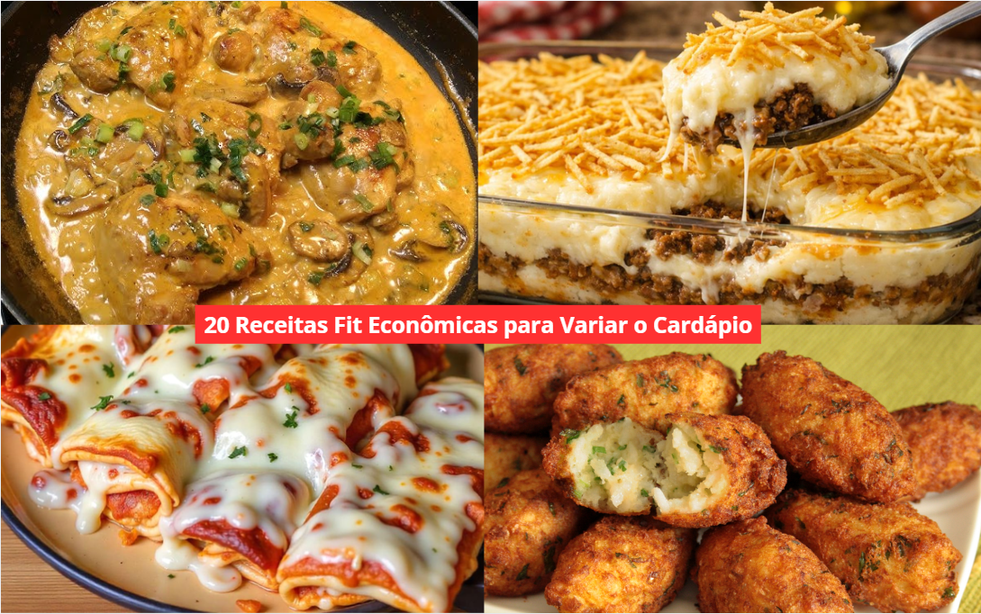 20 Receitas Fit Econômicas para Variar o Cardápio
