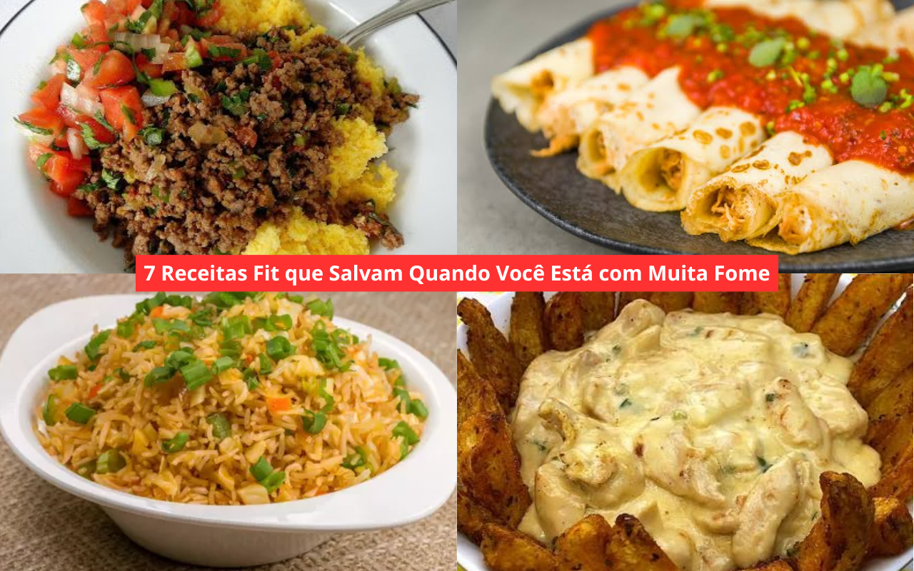 7 Receitas Fit que Salvam Quando Você Está com Muita Fome