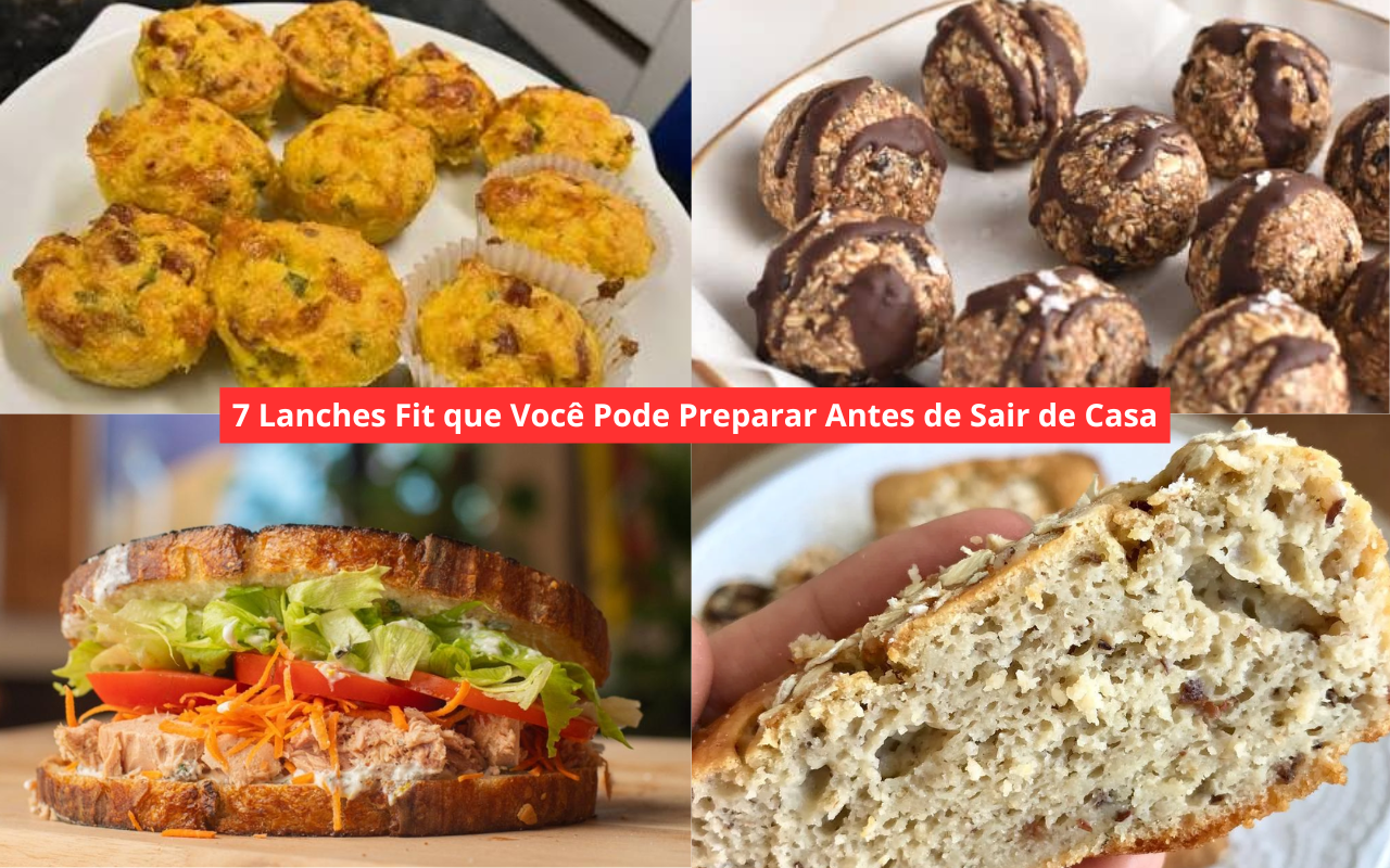 7 Lanches Fit que Você Pode Preparar Antes de Sair de Casa