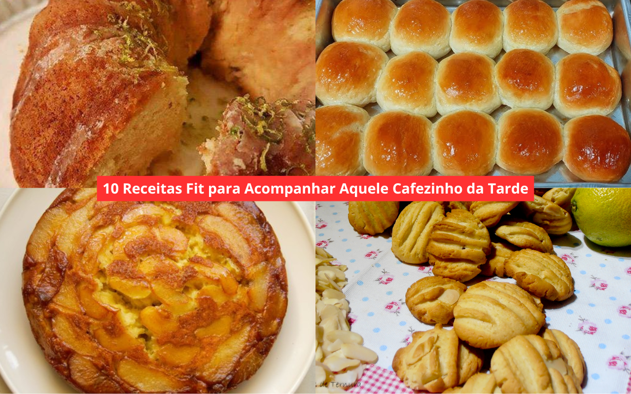 10 Receitas Fit para Acompanhar Aquele Cafezinho da Tarde